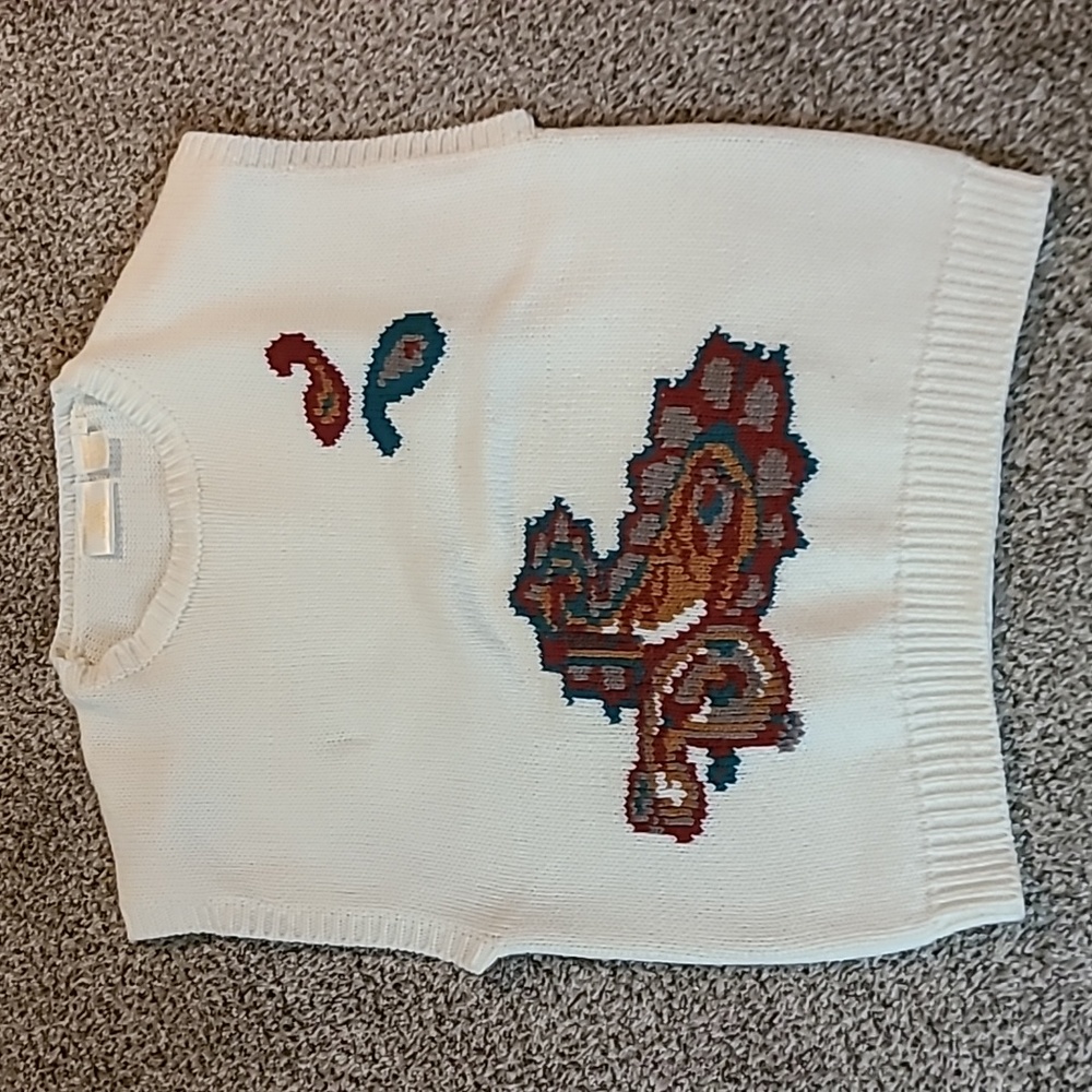 Vintage, 1980s something C.G. excellent condition sweater vest.